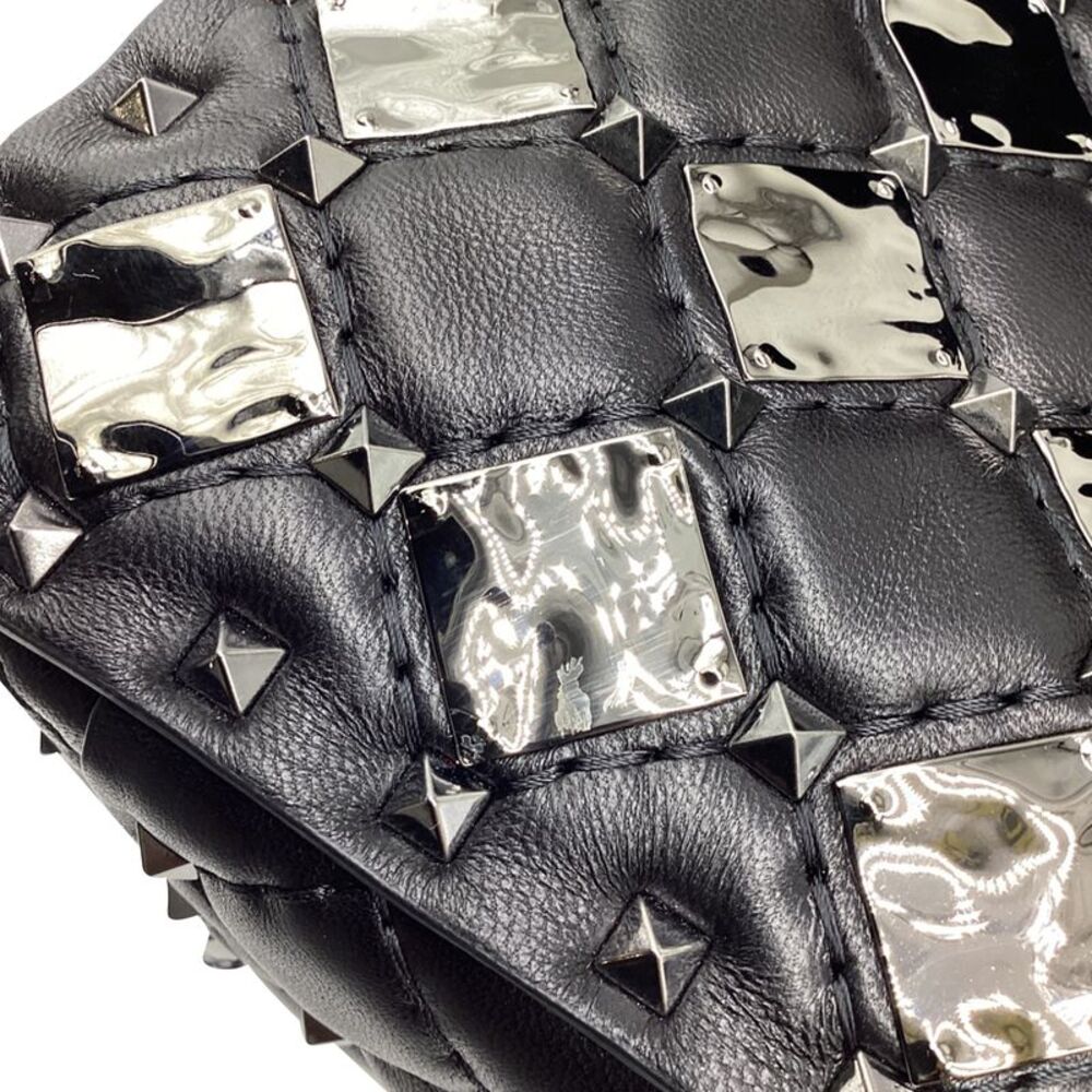 Valentino Medium Rockstud Spike.It With Metal Rhombus Detail Shoulder Bag in - Picture 9 of 12
